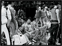 lustro, torba, mężczyźni, Dolce And Gabbana, spodnie
